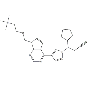 3-环戊基-3-[4-(7-(2-(三甲基硅基)乙氧基]甲基-7H-吡咯并..