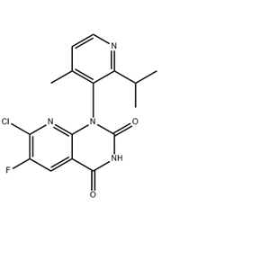 7-氯-6-氟-1-(2-异丙基-4-甲基吡啶-3-基)吡啶并[2,3-D]嘧啶-2,4(1H,3H)-二酮,7-chloro-6-fluoro-1-(2-isopropyl-4-methylpyridin-3-yl)pyrido[2,3-d]pyrimidine-2,4(1H,3H)-dione