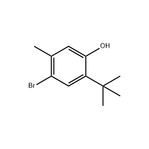 4-溴-2-（叔丁基）-5-甲基苯酚,4-BROMO-2-(TERT-BUTYL)-5-METHYLPHENOL