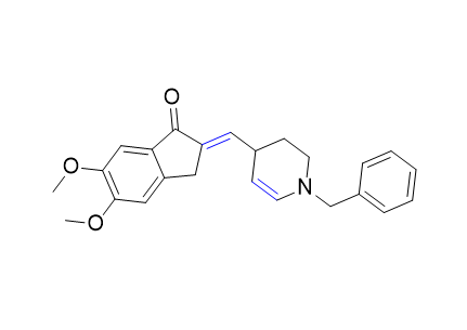 多奈哌齐杂质12,(E)-2-((1-benzyl-1,2,3,4-tetrahydropyridin-4-yl)methylene)-5,6-dimethoxy-2,3-dihydro-1H-inden-1-one