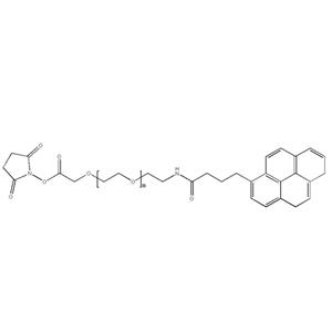 Pyrene-PEG-NHS，芘甲酰胺-聚乙二醇-活性酯