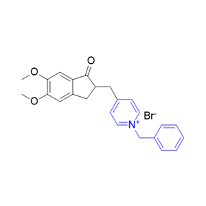 多奈哌齊雜質(zhì)03,1-benzyl-4-((5,6-dimethoxy-1-oxo-2,3-dihydro-1H-inden-2-yl)methyl)pyridin-1-ium bromide