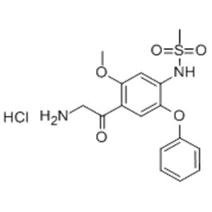  2-氨基-1-(2-甲氧基-4-甲磺酰胺基-5-苯氧基苯基)乙酮盐酸盐 