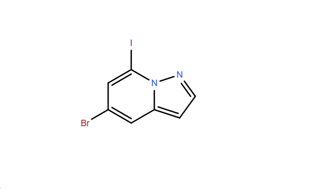 5-溴-7-碘吡唑并[1,5-A]吡啶,Pyrazolo[1,5-a]pyridine,5-bromo-7-iodo-