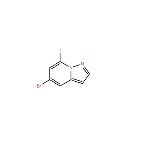 5-溴-7-碘吡唑并[1,5-A]吡啶,Pyrazolo[1,5-a]pyridine,5-bromo-7-iodo-