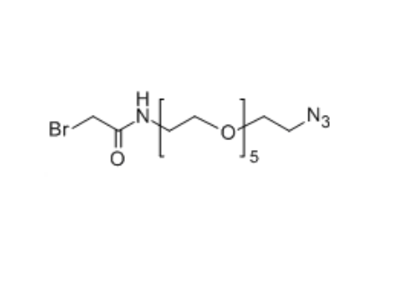 Bromoacetamido-PEG5-N3