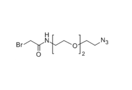 Bromoacetamido-PEG2-N3