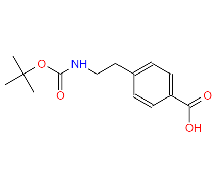 4-(2-Boc-氨基乙基)苯甲酸,4-(2-((tert-Butoxycarbonyl)amino)ethyl)benzoicacid