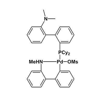 甲烷磺酸(2-二环己基膦基-N,N-二甲胺基-1,1'-联苯基)(2'-甲胺基-1,1'-联苯-2-基)钯(II),Methanesulfonato(2-Dicyclohexylphosphino-2'-N,N-dimethylamino-1,1'biphenyl)(2'-methylamino-1,1'-biphenyl-2-yl)palladium(II)(Davephos PD G4)