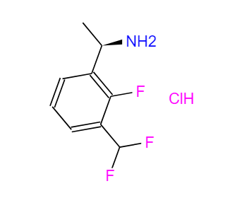 (1R)-1-[3-(二氟甲基)-2-氟苯基]乙胺盐酸盐,(R)-1-(3-(Difluoromethyl)-2-fluorophenyl)ethan-1-aminehydrochloride