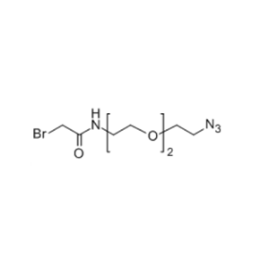 Bromoacetamido-PEG2-N3
