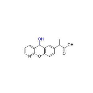 普拉洛芬杂质06,2-(5-hydroxy-5H-chromeno[2,3-b]pyridin-7-yl)propanoic acid