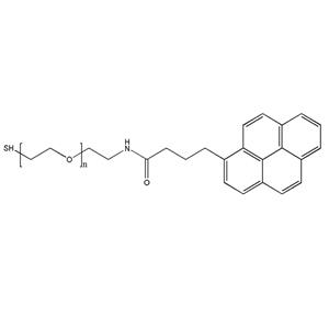 Pyrene-PEG-Thiol；芘丁酸-聚乙二醇-巯基