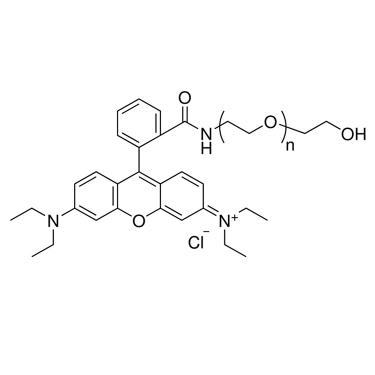 羅丹明-聚乙二醇-羥基,Rhodamine-PEG-OH;RB-PEG-OH