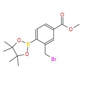 Benzoic acid, 3-(bromomethyl)-4-(4,4,5,5-tetramethyl-1,3,2-dioxaborolan-2-yl)-, methyl ester