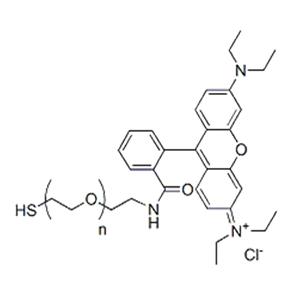 罗丹明-聚乙二醇-巯基；罗丹明-聚乙二醇-硫醇,Rhodamine-PEG-Thiol;RB-PEG-SH;Rhodamine-PEG-SH