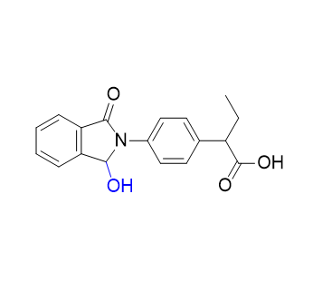 吲哚布芬杂质02,2-(4-(1-hydroxy-3-oxoisoindolin-2-yl)phenyl)butanoic acid