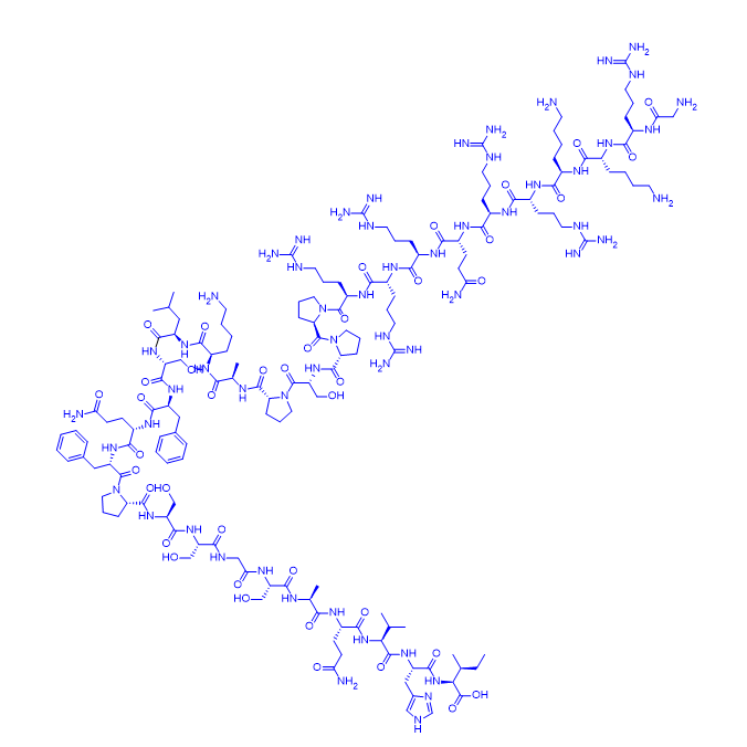 穿膜抑制剂多肽,TAT-DEF-Elk-1