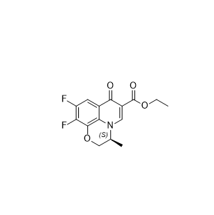 左氧氟沙星雜質(zhì)M,ethyl(S)-9,10-difluoro-3-methyl-7-oxo-2,3-dihydro-7H-[1,4]oxazino [2,3,4-ij]quinoline-6-carboxylate