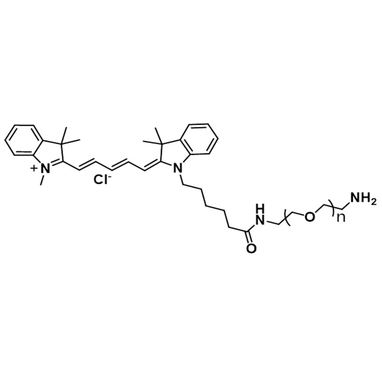 花青素Cy5-聚乙二醇-羟胺,Cy5-PEG-Aminooxy;Cyanine5-PEG-Aminooxy