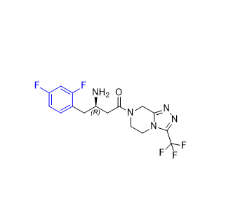 西格列汀杂质07,(R)-3-amino-4-(2,4-difluorophenyl)-1-(3-(trifluoromethyl)-5,6-dihydro-[1,2,4]triazolo[4,3-a]pyrazin-7(8H)-yl)butan-1-one