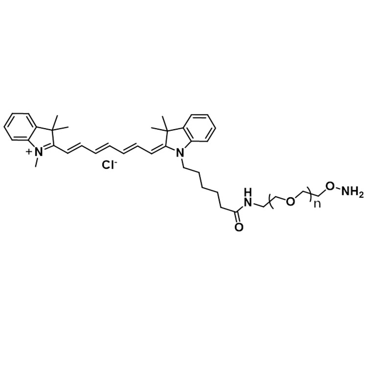 花青素Cy7-聚乙二醇-羥胺,Cy7-PEG-Aminooxy;Cyanine7-PEG-Aminooxy