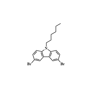 3,6-二溴-9-己基-9H-咔唑,3,6-Dibromo-9-hexyl-9H-carbazole
