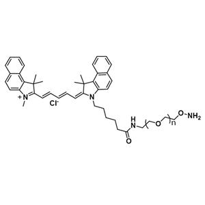 Cy5.5-PEG-Aminooxy，花青素Cy5.5-聚乙二醇-羟胺