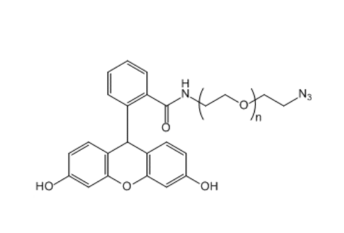 熒光素標(biāo)記-聚乙二醇-疊氮,FAM-PEG-N3