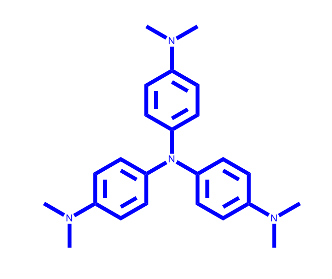 1,4-Benzenediamine, N1,N1-bis[4-(dimethylamino)phenyl]-N4,N4-dimethyl-,1,4-Benzenediamine, N1,N1-bis[4-(dimethylamino)phenyl]-N4,N4-dimethyl-