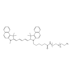 CY5.5-PEG-N3 CY5.5-聚乙二醇-叠氮基 CY5.5-PEG-Azide