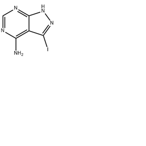 3-碘-1H-4-氨基吡唑[3,4-d]并嘧啶,3-iodo-1H-pyrazolo[3,4-d]pyrimidin-4-amine