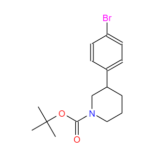 3-(4-溴苯基)哌啶-1-甲酸叔丁酯,3-(4-BroMophenyl) piperidine-1-carboxylic acid tert-butyl ester