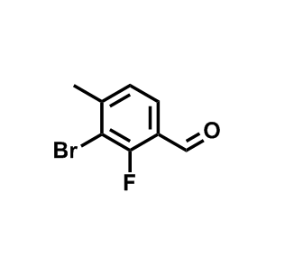 3-溴-2-氟-4-甲基苯甲醛,3-Bromo-2-fluoro-4-methylbenzaldehyde