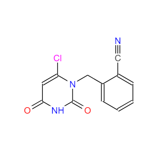 2-((6-氯-2,4-二氧代-3,4-二氢-2H-嘧啶-1-基)甲基)苯腈,2-((6-Chloro-2,4-dioxo-3,4-dihydro-2H-pyrimidin-1-yl)methyl)benzonitrile