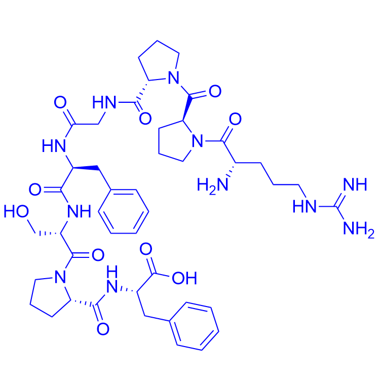 Bradykinin (B1) 受体激动剂多肽,Des-Arg9]-Bradykinin acetate
