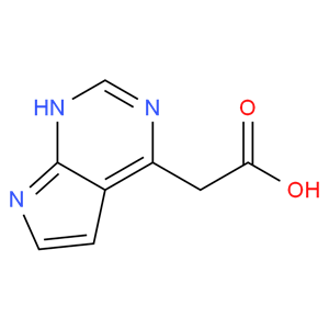 2-(7H-pyrrolo[2,3-d]pyrimidin-4-yl)acetic acid,2-(7H-pyrrolo[2,3-d]pyrimidin-4-yl)acetic acid