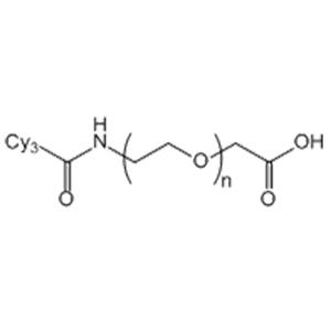 Cyanine3-PEG-Acid，Cy3-PEG-COOH，Cy3-PEG-羧基