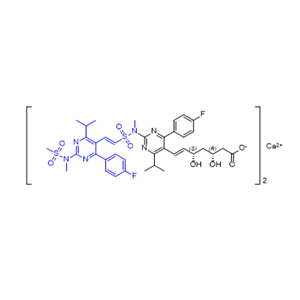 瑞舒伐他汀钙杂质 J,Calcium bis[(N-methylmethylsulfonamido)pyrimidin-5-yl)-Nmethylvinyl)sulfonamido)-6-isopropylpyrimidin-5-yl)-3,5- dihydroxyhept-6-enoate]