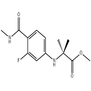  N-[3-氟-4-[(甲基氨基)羰基]苯基]-2-甲基丙氨酸甲酯