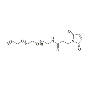 α-炔基-ω-马来酰亚胺基聚乙二醇 AlKyne-PEG-Mal