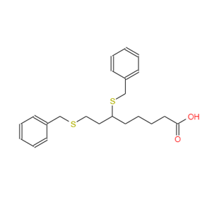 6,8-双(苄硫基)辛酸,Octanoic acid, 6,8-bis[(phenylMethyl)thio]-