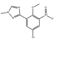 3-(5-氯-2-甲氧基-3-硝基苯基)-1-甲基-1H-1,2,4-三氮唑