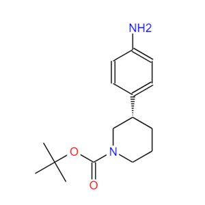 1171197-20-8 (3S)-3-(4-氨基苯基)-1-哌啶甲酸叔丁酯