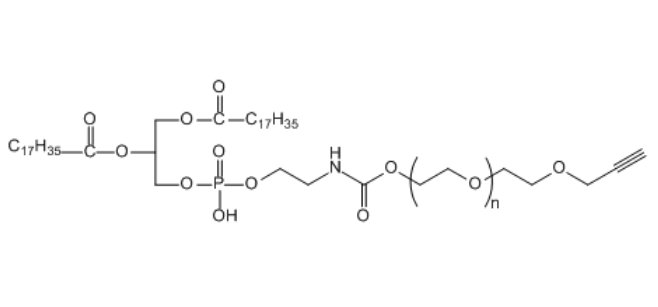 二硬脂酰基磷脂酰乙醇胺-聚乙二醇-炔基,DSPE-PEG-Alkyne