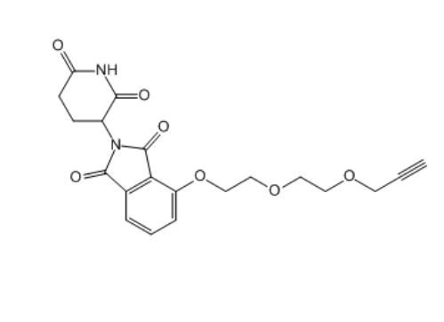 沙利度胺-O-二聚乙二醇-炔,Thalidomide-O-PEG2-Propargyl