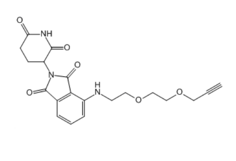 泊馬度胺-二聚乙二醇-炔基,Pomalidomide-PEG2-Propargyl