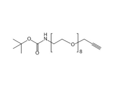 叔丁氧羰基氨基-八聚乙二醇-炔基,Boc-NH-PEG8-Alkyne