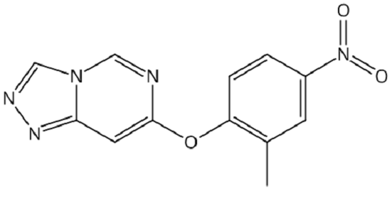 7-(2-甲基-4-硝基苯基)-1,2,4-三唑伦[4,3-c]嘧啶,7-(2-Methyl-4-nitrophenoxy)-1,2,4-triazolo[4,3-c]pyrimidine