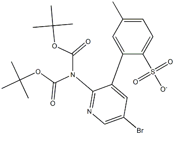 2-(二(叔丁氧羰基)氨基)-5-溴吡啶-3-yl4-甲基苯磺酸酯,2-(bis(tert-butoxycarbonyl)amino)-5-bromopyridin-3-yl4-methylbenzenesulfonate